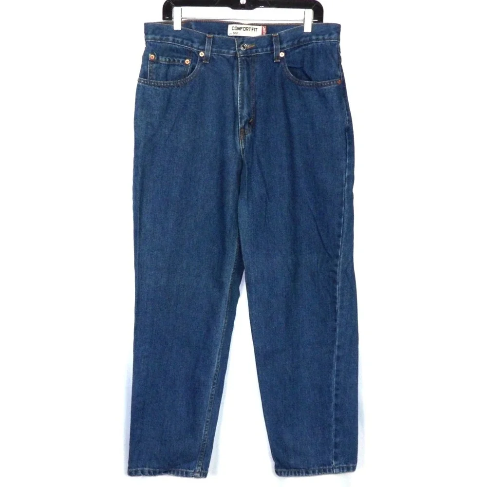 Levi's Medium Wash 100% Cotton Vintage 560 Comfort Fit Denim Jeans Men's 33 X 30